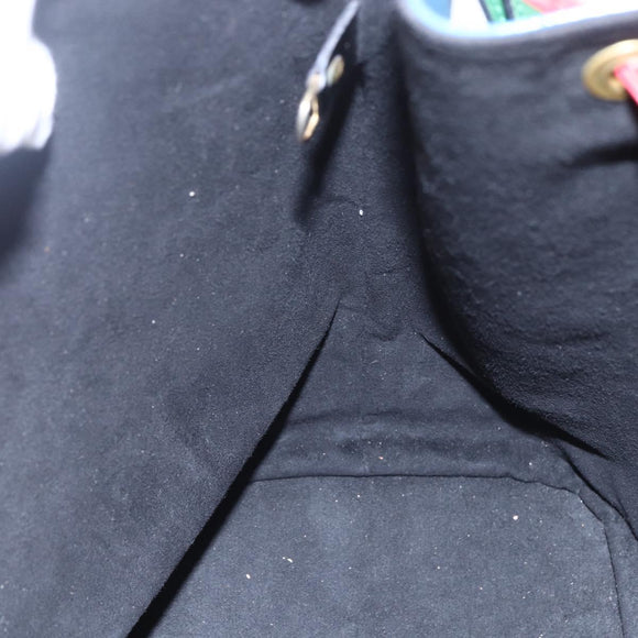 LOUIS VUITTON Epi Tricolor Noe Shoulder Bag Blue Red Green M44082 LV Auth ka219