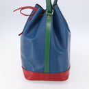 LOUIS VUITTON Epi Tricolor Noe Shoulder Bag Blue Red Green M44082 LV Auth ka219-4