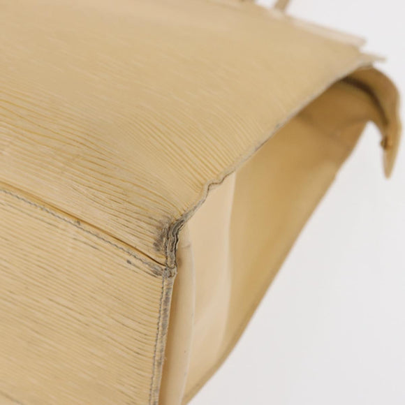 LOUIS VUITTON Epi Croisette GM Tote Bag Vanilla M5250A LV Auth ka2190