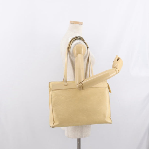 LOUIS VUITTON Epi Croisette GM Tote Bag Vanilla M5250A LV Auth ka2190