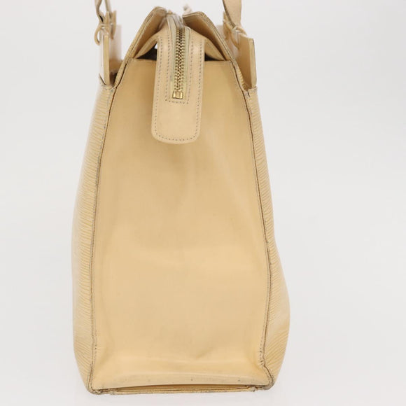 LOUIS VUITTON Epi Croisette GM Tote Bag Vanilla M5250A LV Auth ka2190