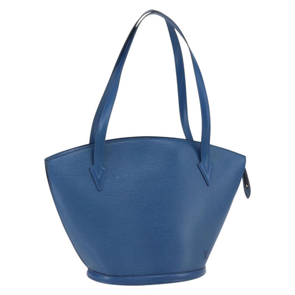 LOUIS VUITTON Epi Saint Jacques Shopping Shoulder Bag Blue M52275 LV Auth ka2194