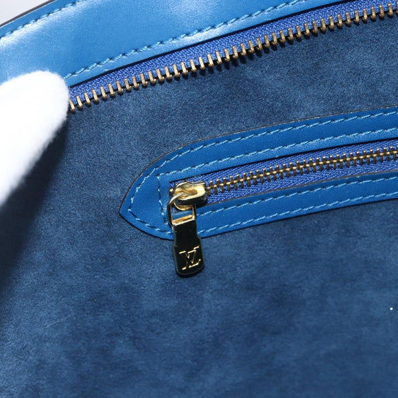 LOUIS VUITTON Epi Saint Jacques Shopping Shoulder Bag Blue M52275 LV Auth ka2194