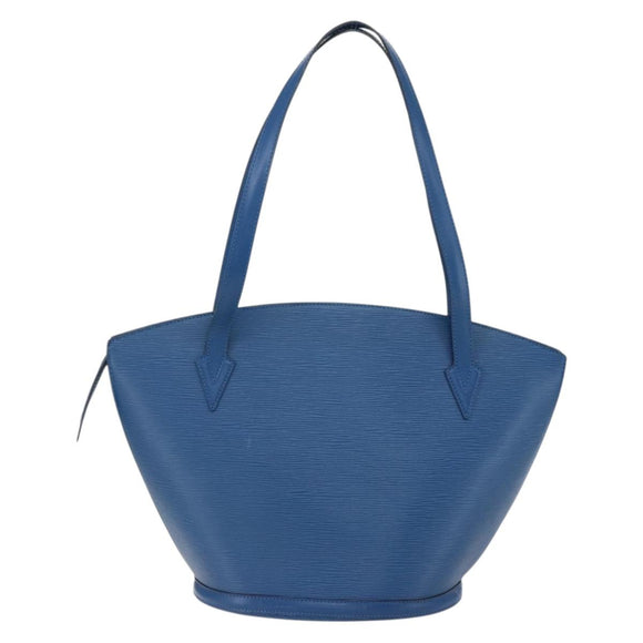 LOUIS VUITTON Epi Saint Jacques Shopping Shoulder Bag Blue M52275 LV Auth ka2194