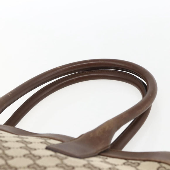 GUCCI GG Canvas Tote Bag Beige 002 1119 Auth ka2196