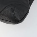 GUCCI Shoulder Bag Leather Black Gold 154392 Auth ka220-9