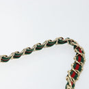 GUCCI Shoulder Bag Leather Black Gold 154392 Auth ka220-8