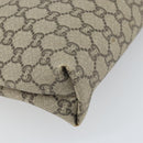 GUCCI GG Plus Supreme Web Sherry Line Tote Bag PVC Beige Gold Auth ka2201-13