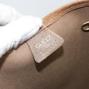 GUCCI GG Plus Supreme Web Sherry Line Tote Bag PVC Beige Gold Auth ka2201-16