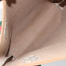 GUCCI GG Plus Supreme Web Sherry Line Tote Bag PVC Beige Gold Auth ka2201-17