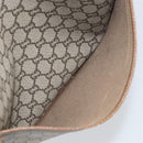 GUCCI GG Plus Supreme Web Sherry Line Tote Bag PVC Beige Gold Auth ka2201-20