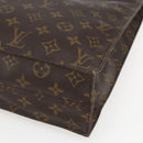 LOUIS VUITTON Monogram Sac Plat Hand Bag M51140 LV Auth ka2202-9