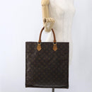 LOUIS VUITTON Monogram Sac Plat Hand Bag M51140 LV Auth ka2202-19