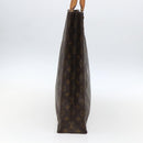 LOUIS VUITTON Monogram Sac Plat Hand Bag M51140 LV Auth ka2202-3