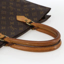 LOUIS VUITTON Monogram Sac Plat Hand Bag M51140 LV Auth ka2202-7