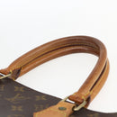 LOUIS VUITTON Monogram Sac Plat Hand Bag M51140 LV Auth ka2202-8