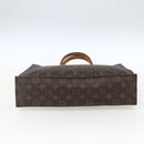 LOUIS VUITTON Monogram Sac Plat Hand Bag M51140 LV Auth ka2202-5