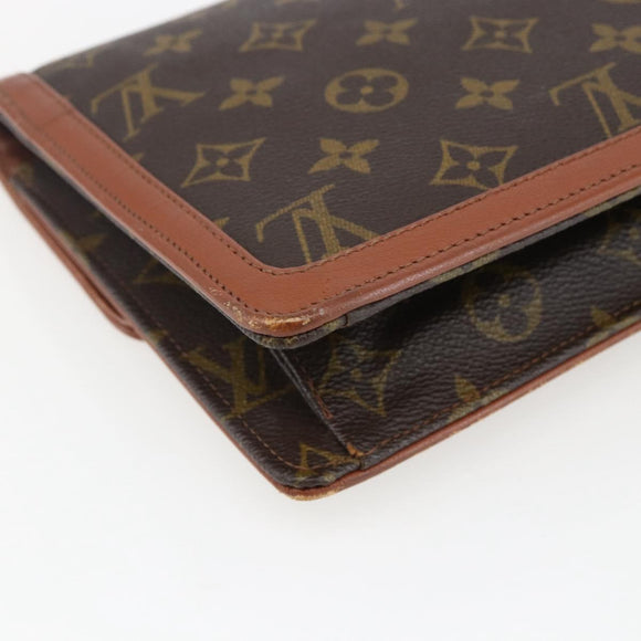 LOUIS VUITTON Monogram Pochette Dam GM Clutch Bag M51810 LV Auth ka2206
