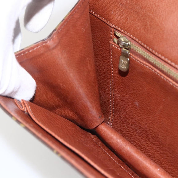 LOUIS VUITTON Monogram Pochette Dam GM Clutch Bag M51810 LV Auth ka2206