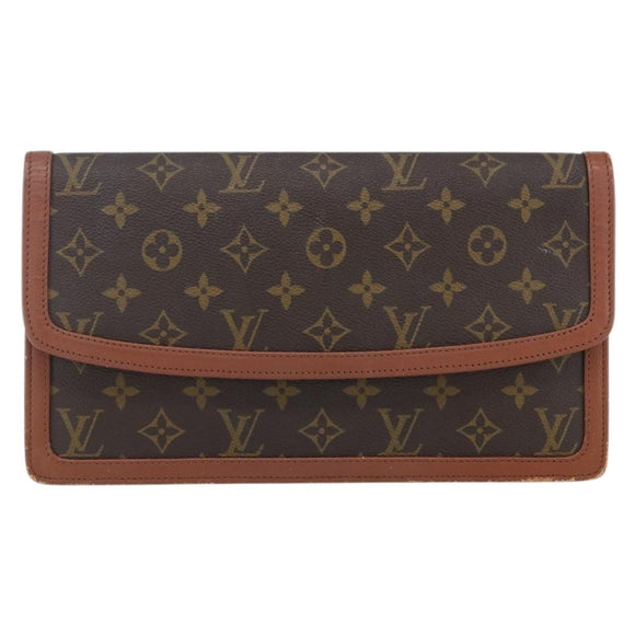 LOUIS VUITTON Monogram Pochette Dam GM Clutch Bag M51810 LV Auth ka2206
