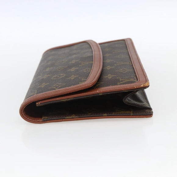 LOUIS VUITTON Monogram Pochette Dam GM Clutch Bag M51810 LV Auth ka2206