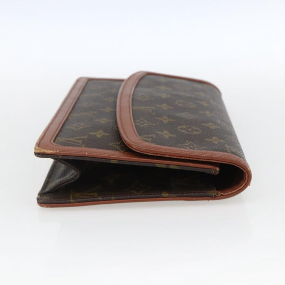 LOUIS VUITTON Monogram Pochette Dam GM Clutch Bag M51810 LV Auth ka2206