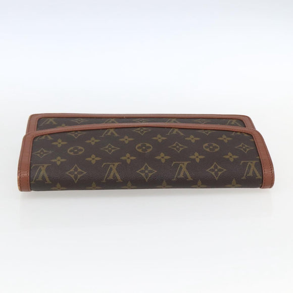LOUIS VUITTON Monogram Pochette Dam GM Clutch Bag M51810 LV Auth ka2206
