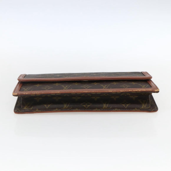 LOUIS VUITTON Monogram Pochette Dam GM Clutch Bag M51810 LV Auth ka2206