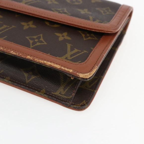 LOUIS VUITTON Monogram Pochette Dam GM Clutch Bag M51810 LV Auth ka2206