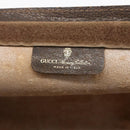 GUCCI GG Supreme Web Sherry Line Clutch Bag PVC Beige 67 014 2125 Auth ka2207-9