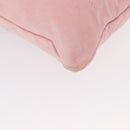 SAINT LAURENT Tote Bag Canvas Pink Silver 123435 Auth ka221-10