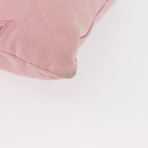 SAINT LAURENT Tote Bag Canvas Pink Silver 123435 Auth ka221