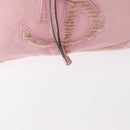 SAINT LAURENT Tote Bag Canvas Pink Silver 123435 Auth ka221-14