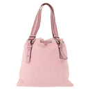 SAINT LAURENT Tote Bag Canvas Pink Silver 123435 Auth ka221-3