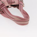 SAINT LAURENT Tote Bag Canvas Pink Silver 123435 Auth ka221-7