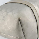 GUCCI GG Implementation Tote Bag Silver 197953 Auth ka2232-14