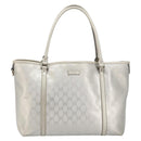 GUCCI GG Implementation Tote Bag Silver 197953 Auth ka2232-13