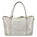 GUCCI GG Implementation Tote Bag Silver 197953 Auth ka2232-2