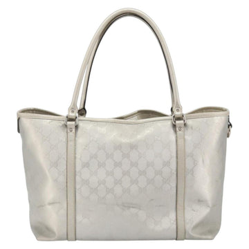 GUCCI GG Implementation Tote Bag Silver 197953 Auth ka2232 - 0