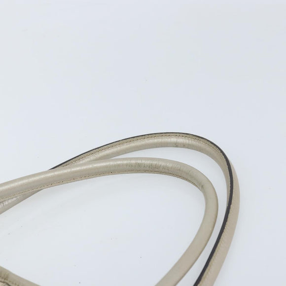 GUCCI GG Implementation Tote Bag Silver 197953 Auth ka2232