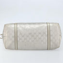 GUCCI GG Implementation Tote Bag Silver 197953 Auth ka2232-5