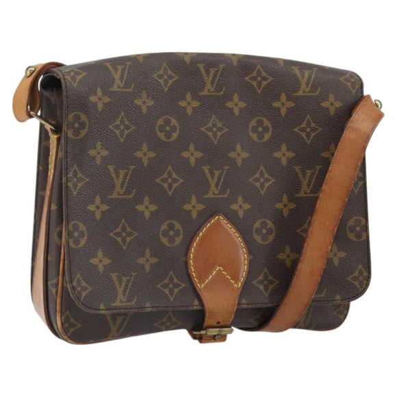 LOUIS VUITTON Monogram Cartouchiere GM Schoudertas M51252 LV Auth ka2233
