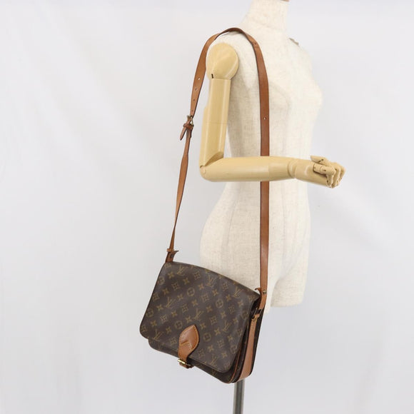 LOUIS VUITTON Monogram Cartouchiere GM Schoudertas M51252 LV Auth ka2233