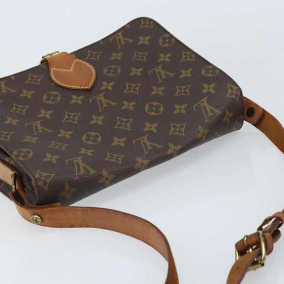 LOUIS VUITTON Monogram Cartouchiere GM Schoudertas M51252 LV Auth ka2233