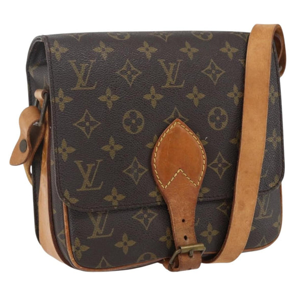 LOUIS VUITTON Monogram Cartouchiere MM Shoulder Bag M51253 LV Auth ka2234