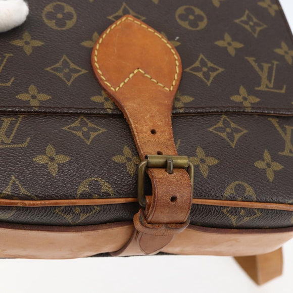 LOUIS VUITTON Monogram Cartouchiere MM Shoulder Bag M51253 LV Auth ka2234