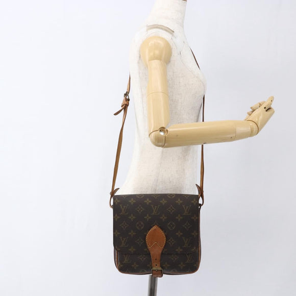 LOUIS VUITTON Monogram Cartouchiere MM Shoulder Bag M51253 LV Auth ka2234