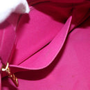PRADA Canapa PM Handtas Canvas 2-weg Roze Goud Auth ka2235-22