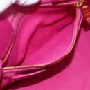 PRADA Canapa PM Handtas Canvas 2-weg Roze Goud Auth ka2235-24