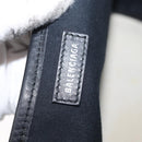 BALENCIAGA Cabas S Tote Bag Canvas Black White 339933 Auth ka2236-17